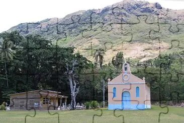 פאזל של Eglise HienghÃ¨ne - Nouvelle CalÃ©donie