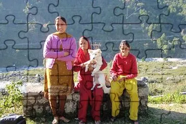 Family in the Himalaya