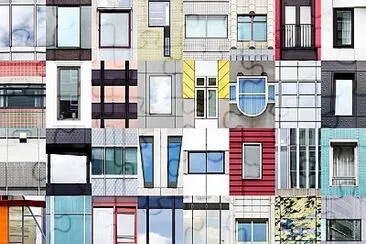 Ventanas de Rotterdam jigsaw puzzle