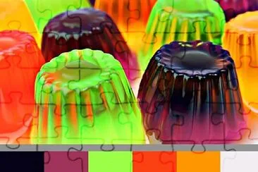 פאזל של Gelatina Com Paleta