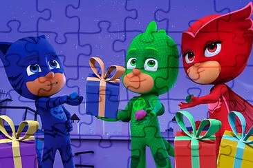 pjmask navidad jigsaw puzzle