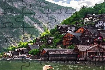 哈爾施塔特 奧地利 jigsaw puzzle