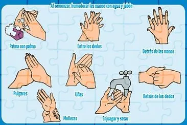 פאזל של LAVADO CORRECTO DE MANOS