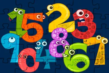 Armar los nÃºmeros jigsaw puzzle
