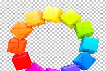 corona de cubos jigsaw puzzle
