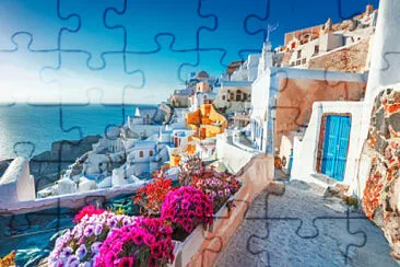 פאזל של Santorini1