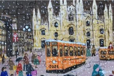 Milano sotto la neve
