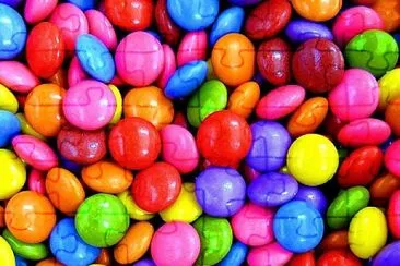 Rainbow candy