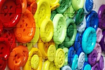 Rainbow buttons