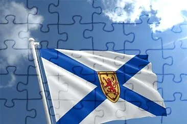Nova Scotia Flag jigsaw puzzle