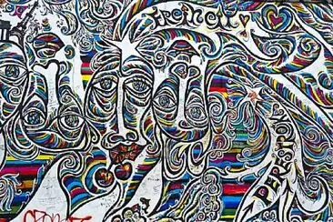 Graffiti On Berlin Wall