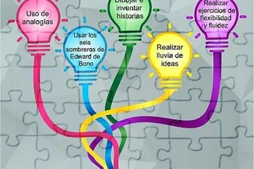 פאזל של TÃ©cnicas de creatividad