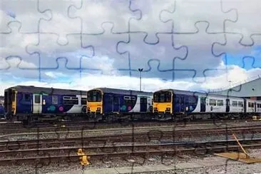 3 northern rail trains jigsaw puzzle