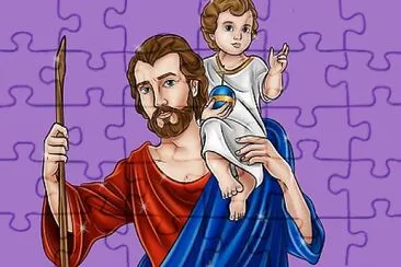 sÃ£o CristovÃ£o e o menino Jesus jigsaw puzzle