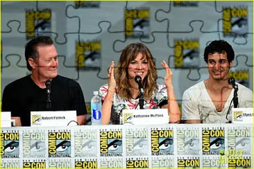 Kat, Elyes and Robert jigsaw puzzle