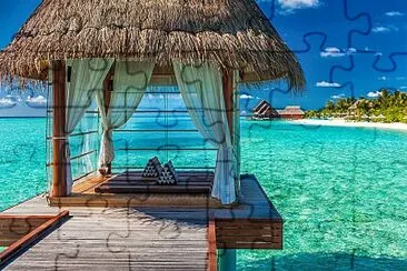 פאזל של bora bora isla