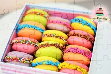 פאזל של macarrons color 2
