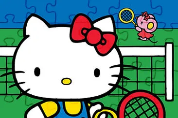 Hello Kitty Tenis jigsaw puzzle