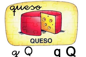 Q mayuscula y minuscula jigsaw puzzle