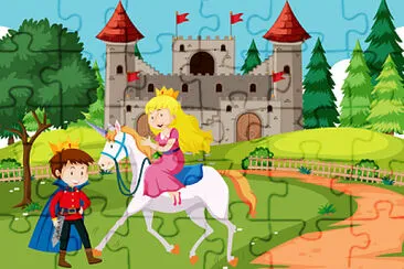 a jigsaw puzzle