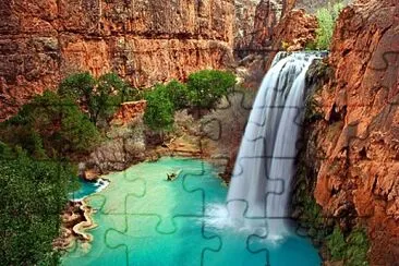 cascada hermosa jigsaw puzzle