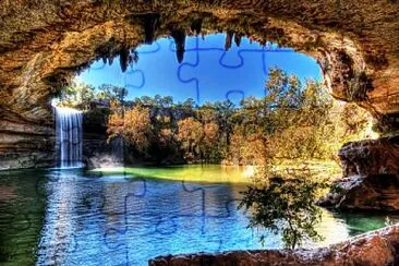 gruta bosque jigsaw puzzle