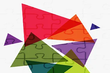 colorido jigsaw puzzle