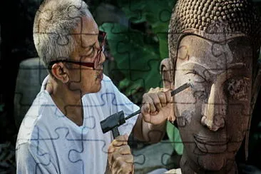 Escultura jigsaw puzzle