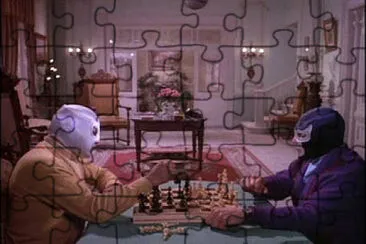 Santo vs Blue Demon jigsaw puzzle