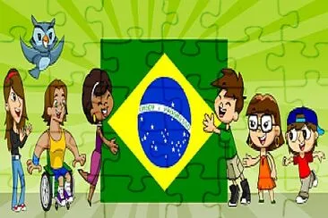 פאזל של Brasil CoraÃ§Ã£o do Mundo, PÃ¡tria do Evangelho