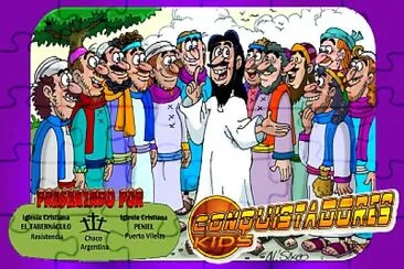 פאזל של JesÃºs y sus discÃ­pulos
