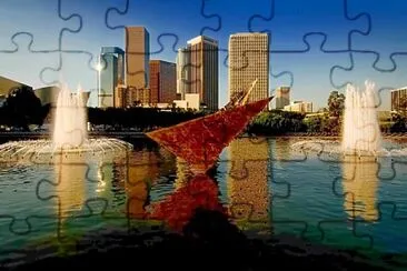 Downtown Los Angeles jigsaw puzzle