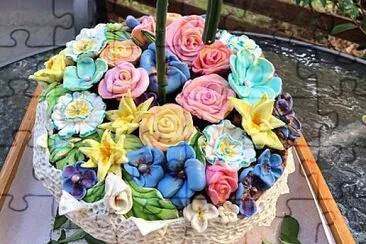 Mon gateau de mes 89 ans jigsaw puzzle