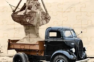 1939 Ford COE short body dump truck jigsaw puzzle