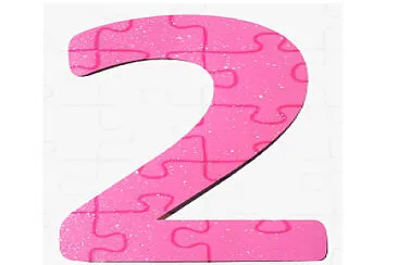 number 2 jigsaw puzzle