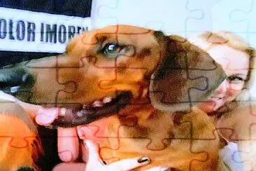 Danchund jigsaw puzzle