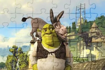 Shrek y burro