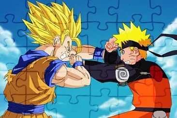 naruto-vs-goku jigsaw puzzle