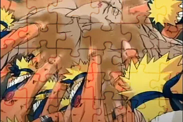 naruto golpea a gaara jigsaw puzzle