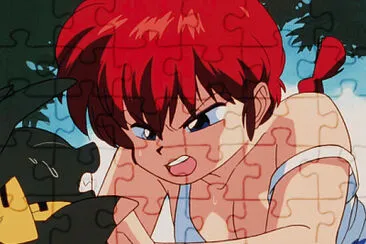 ranma exije una explicacion a p-chan ranma 1/2 jigsaw puzzle