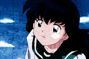 kagome llorando por inuyasha jigsaw puzzle