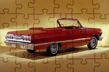 1963 Chevrolet Impala convertible. jigsaw puzzle