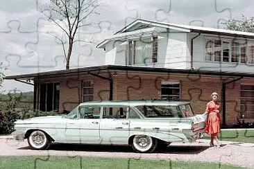 1959 Pontiac Bonneville Custom Safari jigsaw puzzle