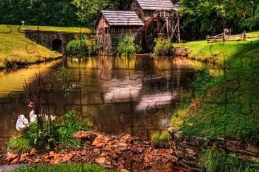 Granja en los Alpes jigsaw puzzle