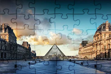 Cour du Louvre jigsaw puzzle