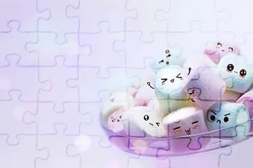 פאזל של Marshmallow Faces