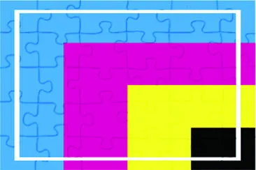 CMYK jigsaw puzzle