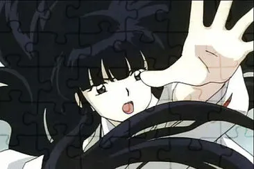 inuyasha ve como kikyo se cae de un cerro inuaysha jigsaw puzzle