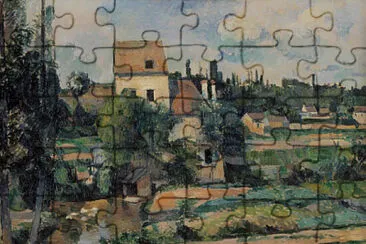CÃ©zanne moulin Ã  Pontoise jigsaw puzzle