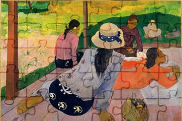Gauguin la sieste jigsaw puzzle
